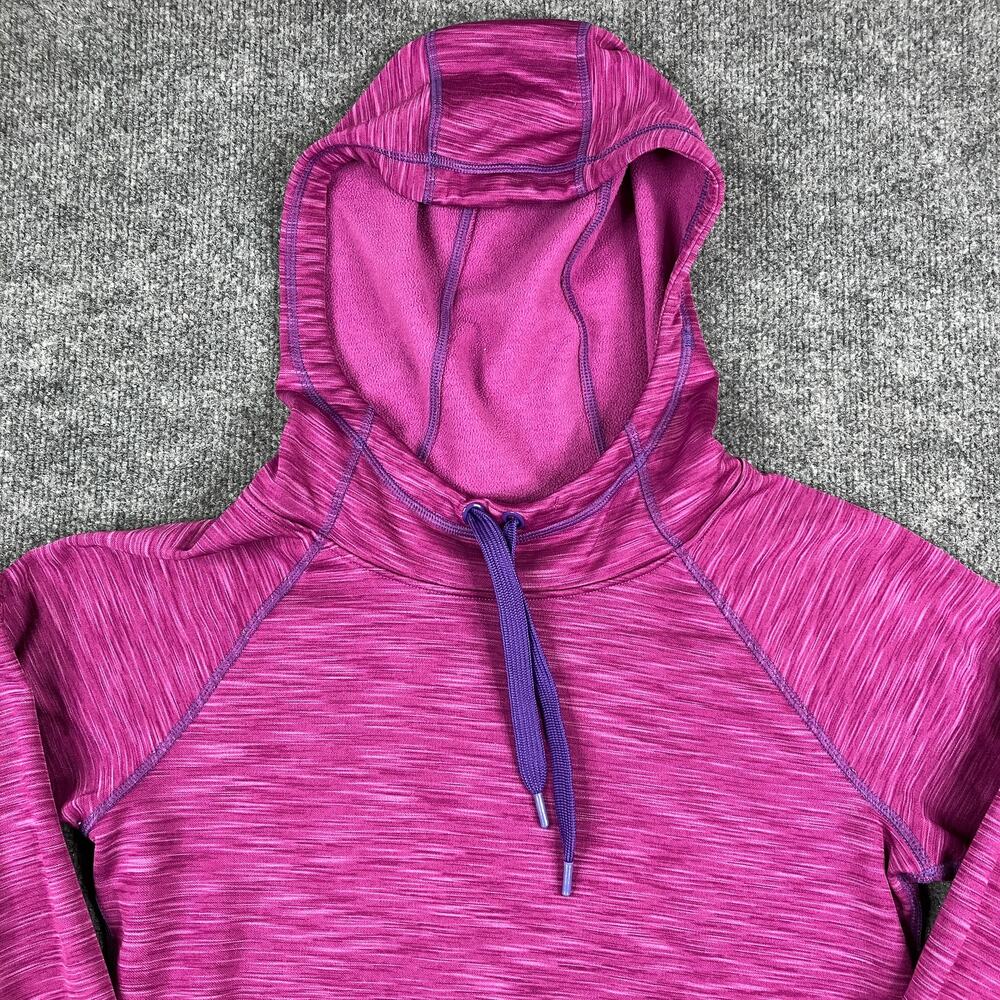 Avia Hoodie Womens Size M Purple Space Dye Pullover Lightweight Athletic Active